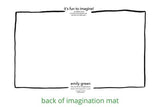 hot hot red imagination mat