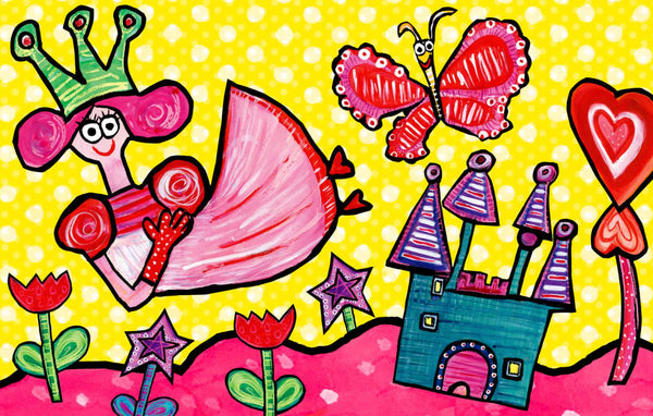 punky love imagination mat